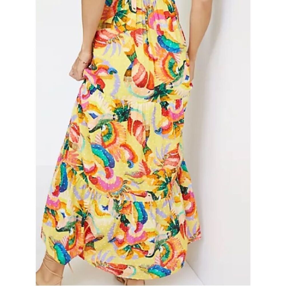 Philosophy Yellow Tropical Print Maxi skirt - Lightweight Summer